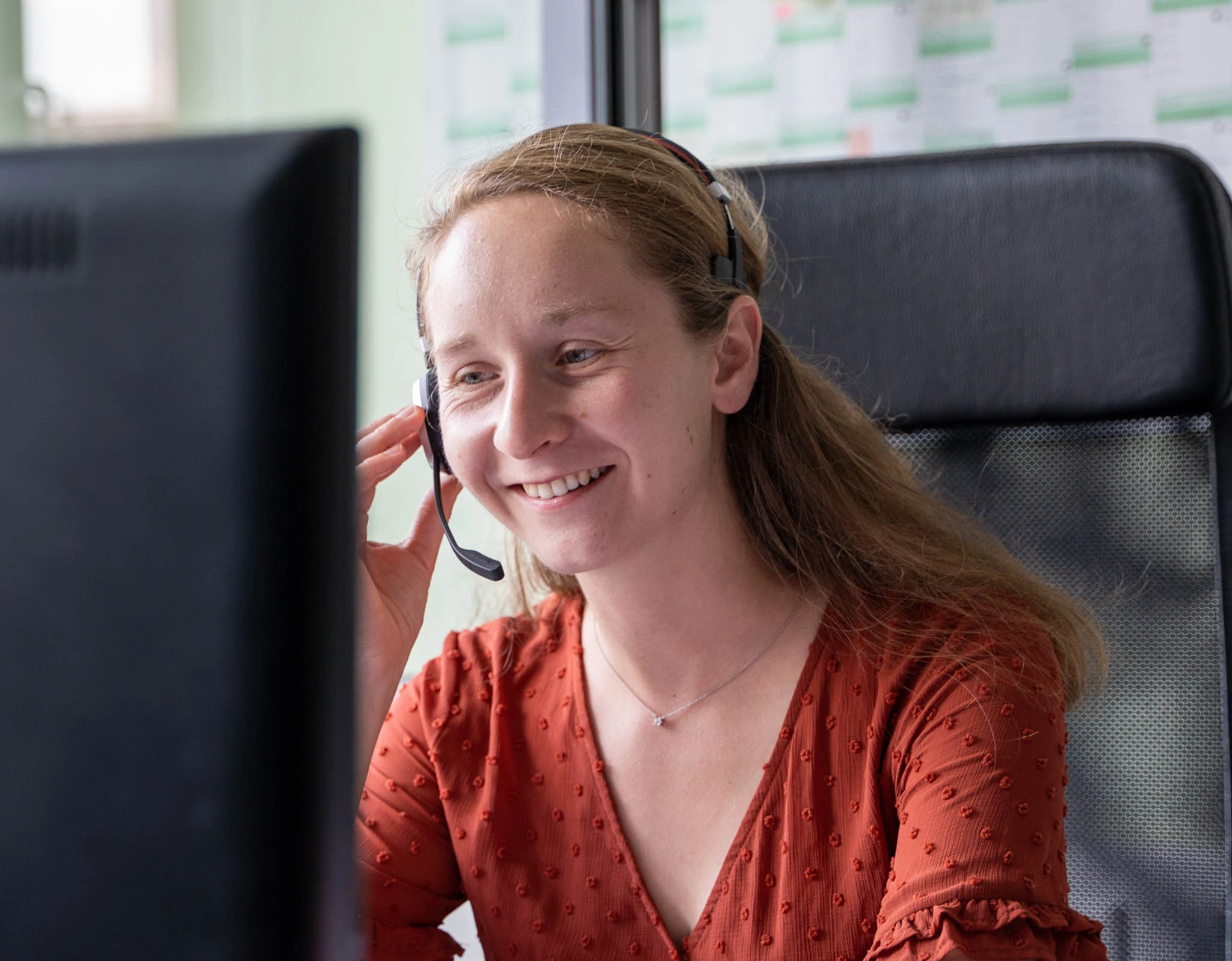 Unsere Ruth am telefonieren