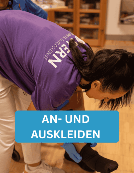 An- und Auskleiden durch Pflegedienst Stern in Kassel