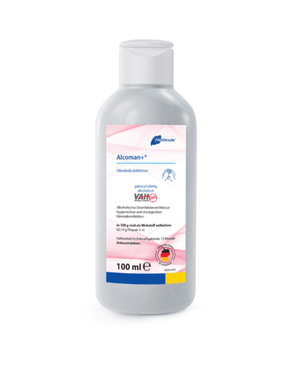 Händedesinfektionsmittel 100ml kostenlos beantragen