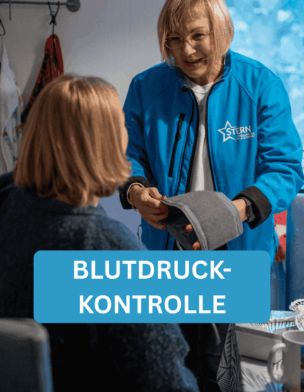 Blutdruckkontrolle in Kassel durch Pflegedienst Stern