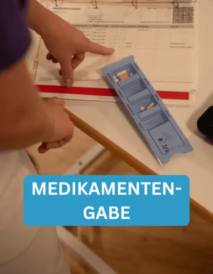 Medikamentengabe in Kassel durch Pflegedienst Stern