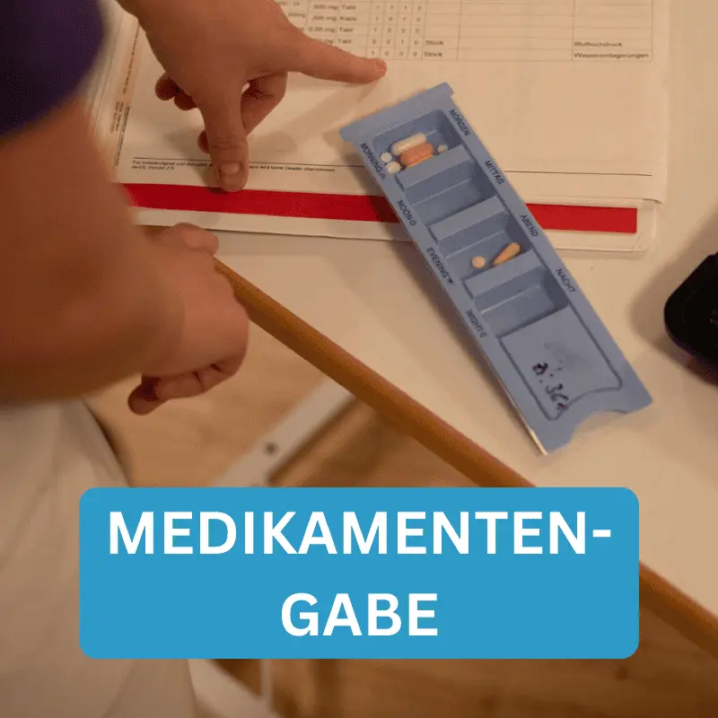 Medikamentengabe in Kassel durch Pflegedienst Stern