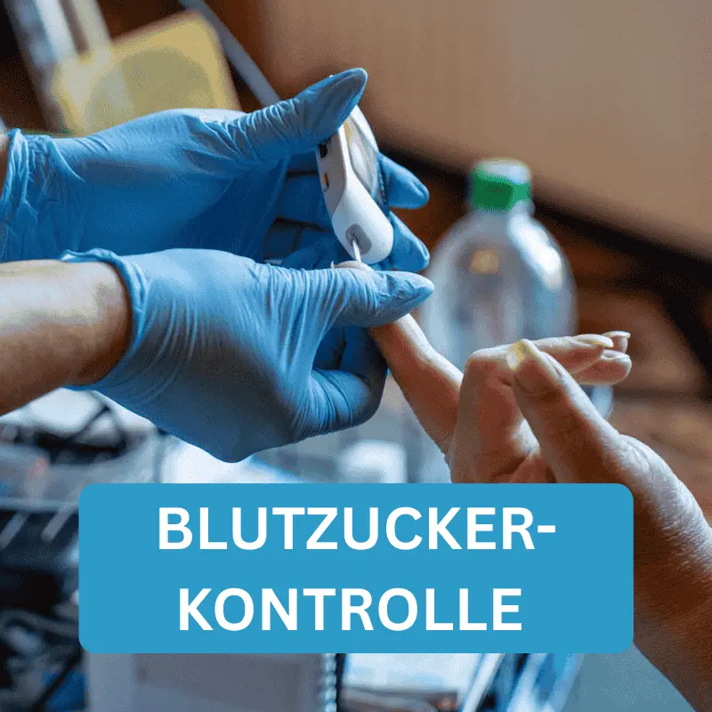 Blutzuckerkontrolle durch Pflegedienst Stern in Kassel