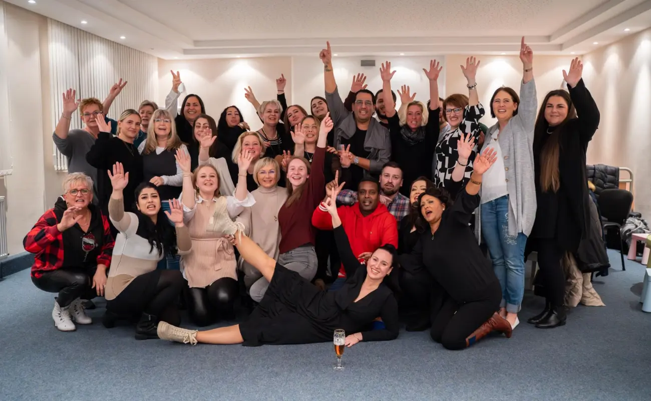 Unser Team bei unserer Firmenfeier 2023